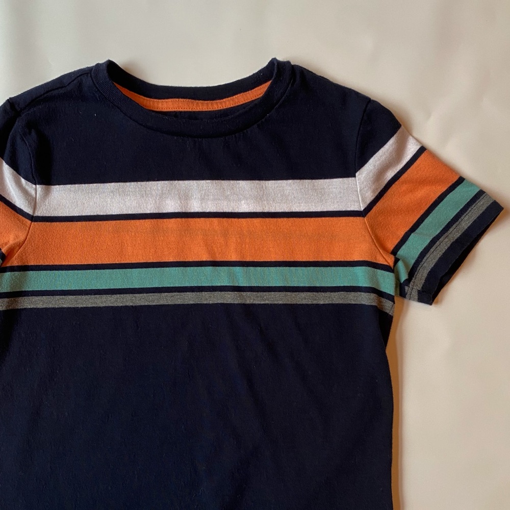 Old Navy Stripe Tee Sz Small 6/7